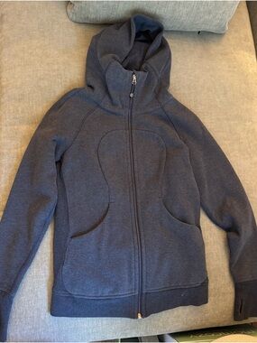 lululemon athletica Navy Full-Zip Hooded Jacket
